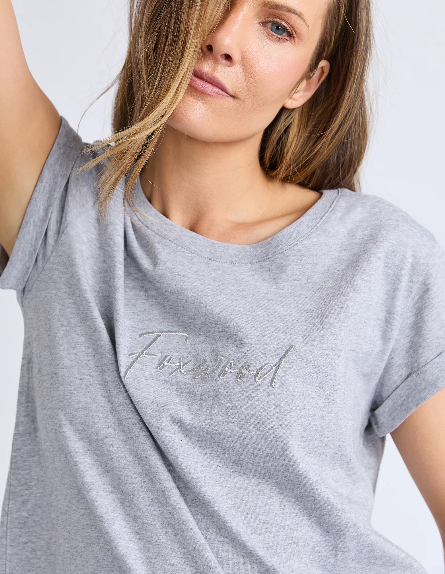 Signature Tee Grey Marle - Image 4