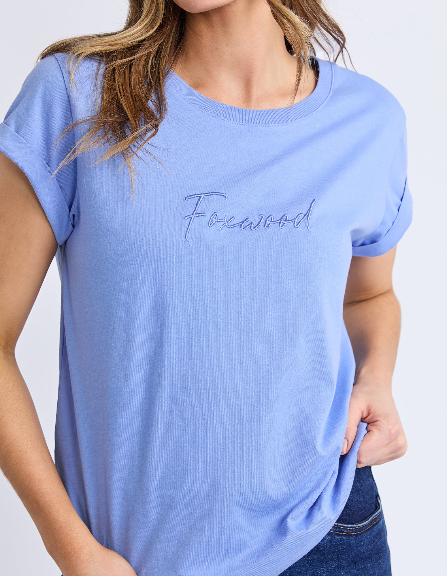 Signature Tee Neon Blue - Image 5