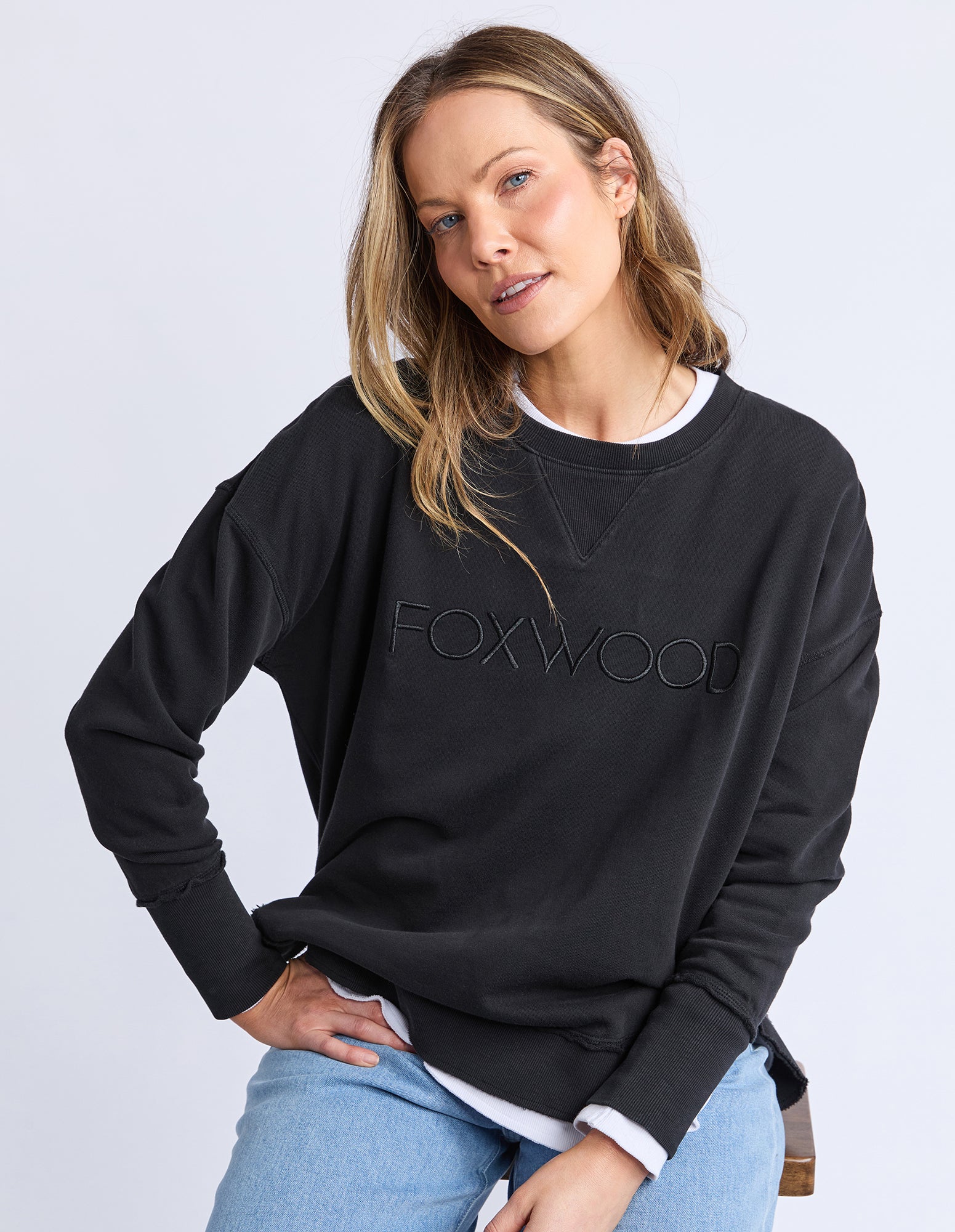Simplified Crew Black On Black