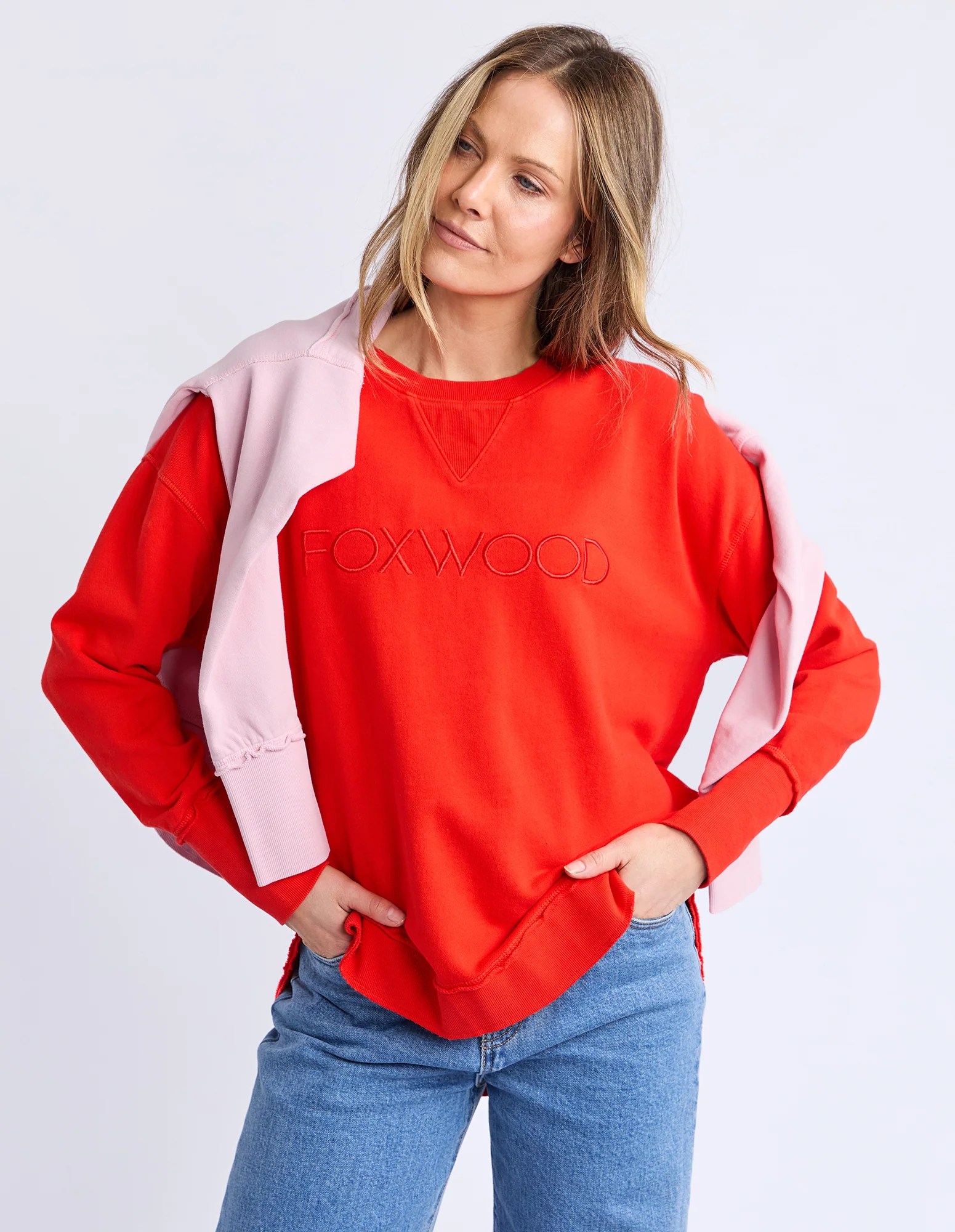 Simplified Crew Bright Red