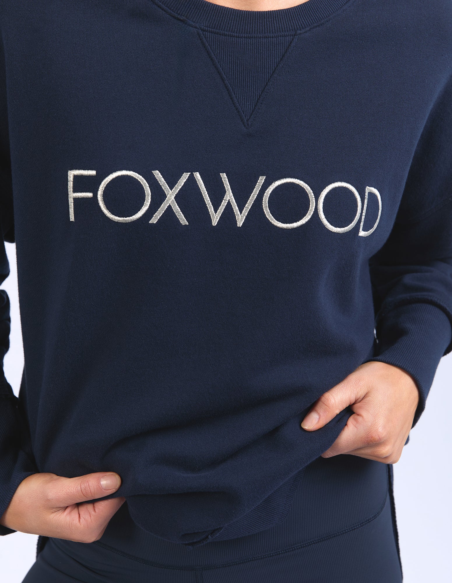 Simplified Metallic Crew Navy - Image 5