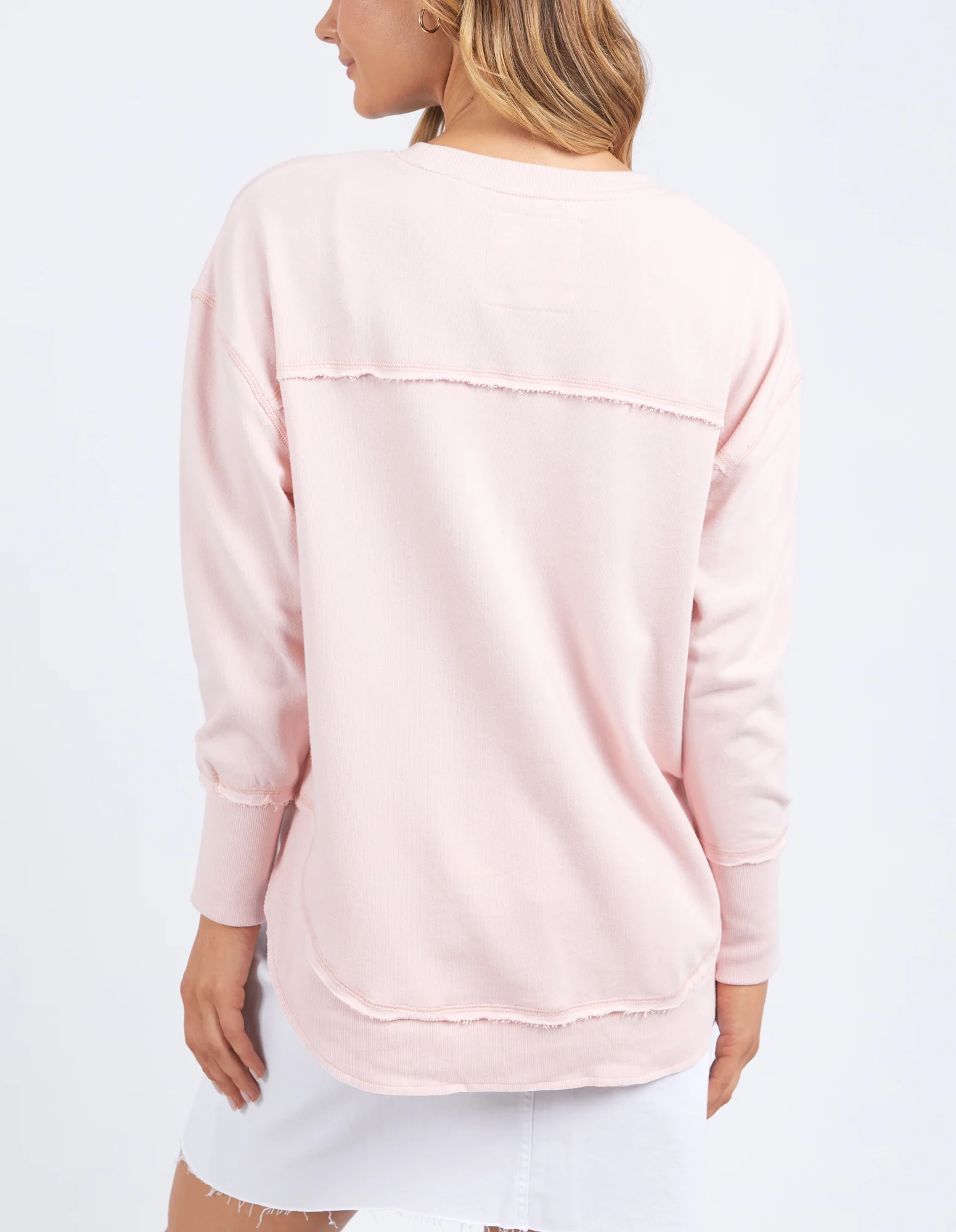 Simplified Metallic Crew Pale Pink - Image 3