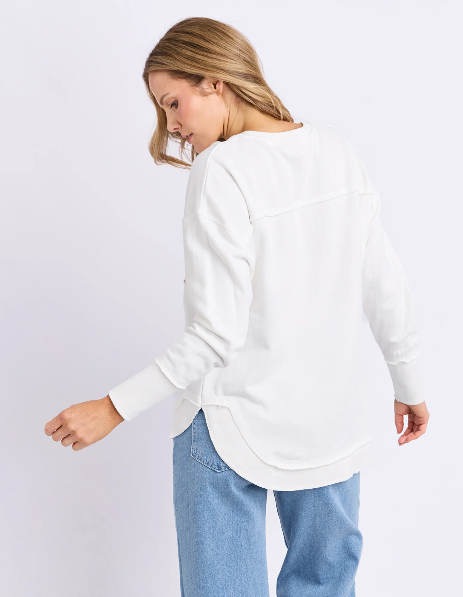 Simplified Tonal Crew Vintage White - Image 3