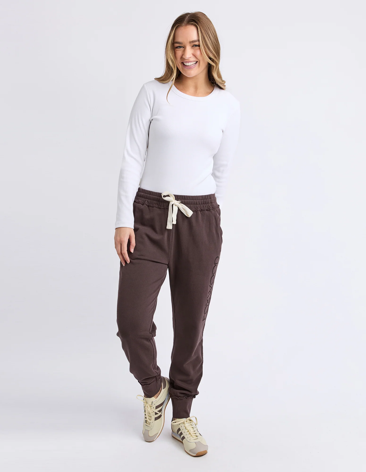 Simplified Track Pant Coffee - Image 3