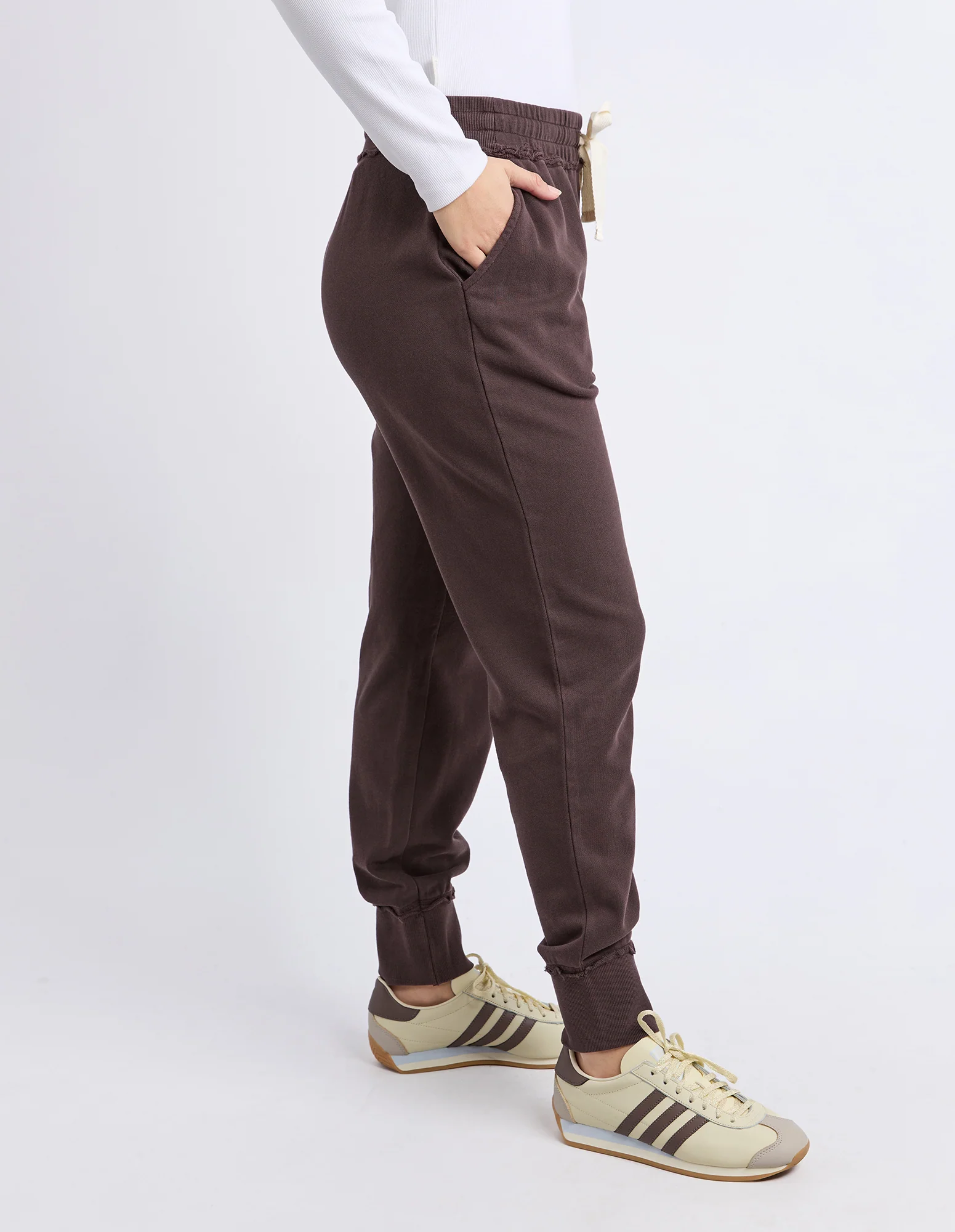 Simplified Track Pant Coffee - Image 5