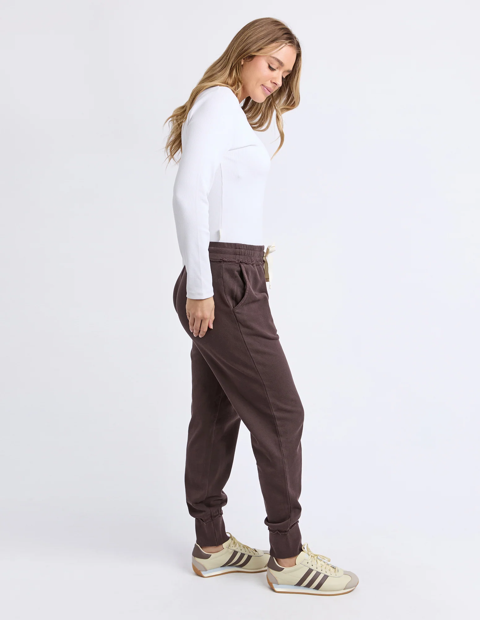 Simplified Track Pant Coffee - Image 7