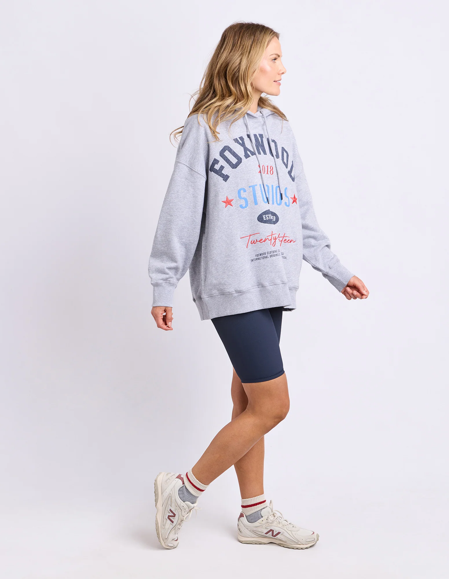Stacey Oversized Hoodie Grey Marle - Image 6
