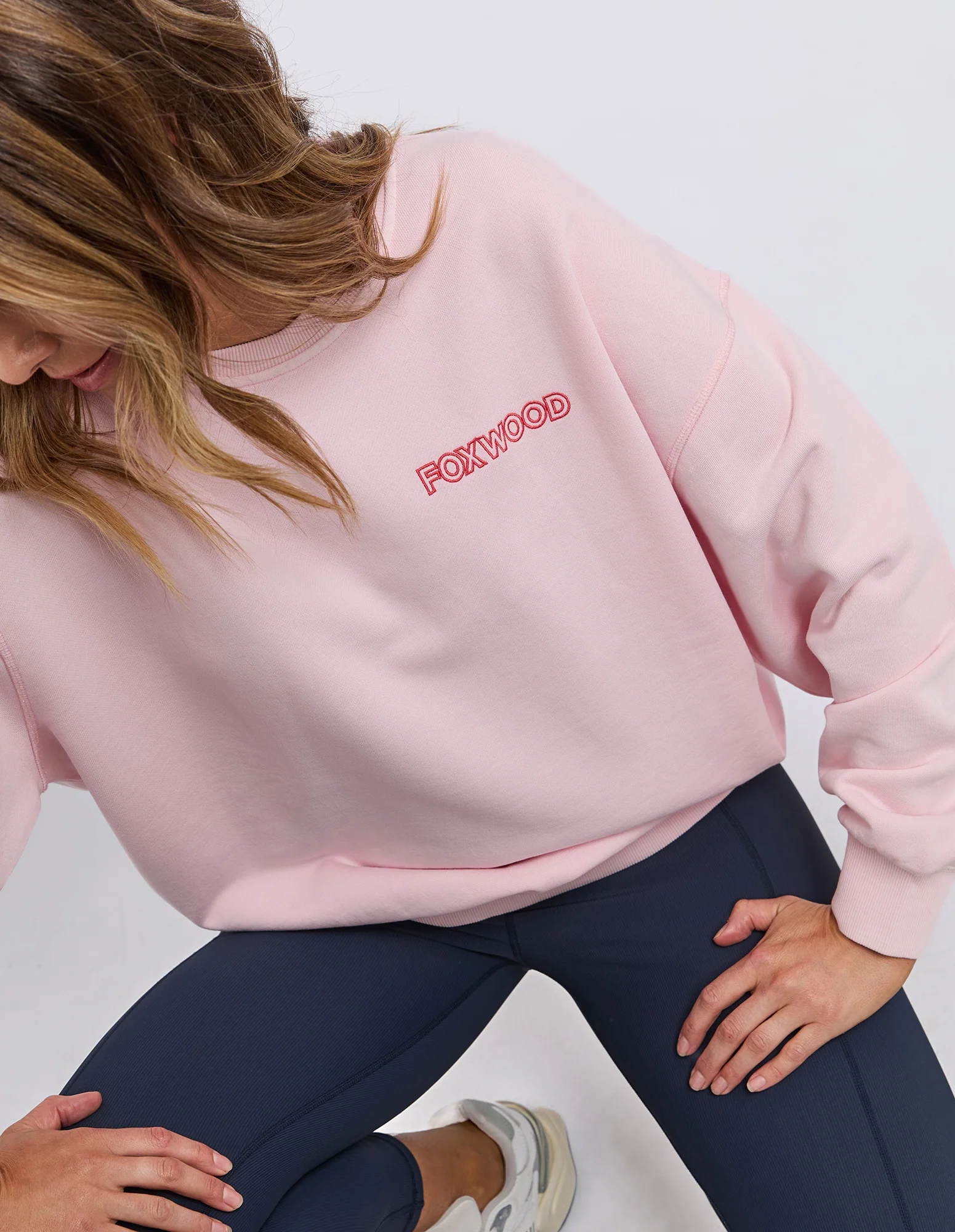 Star Studio Oversized Crew Pale Pink - Image 6