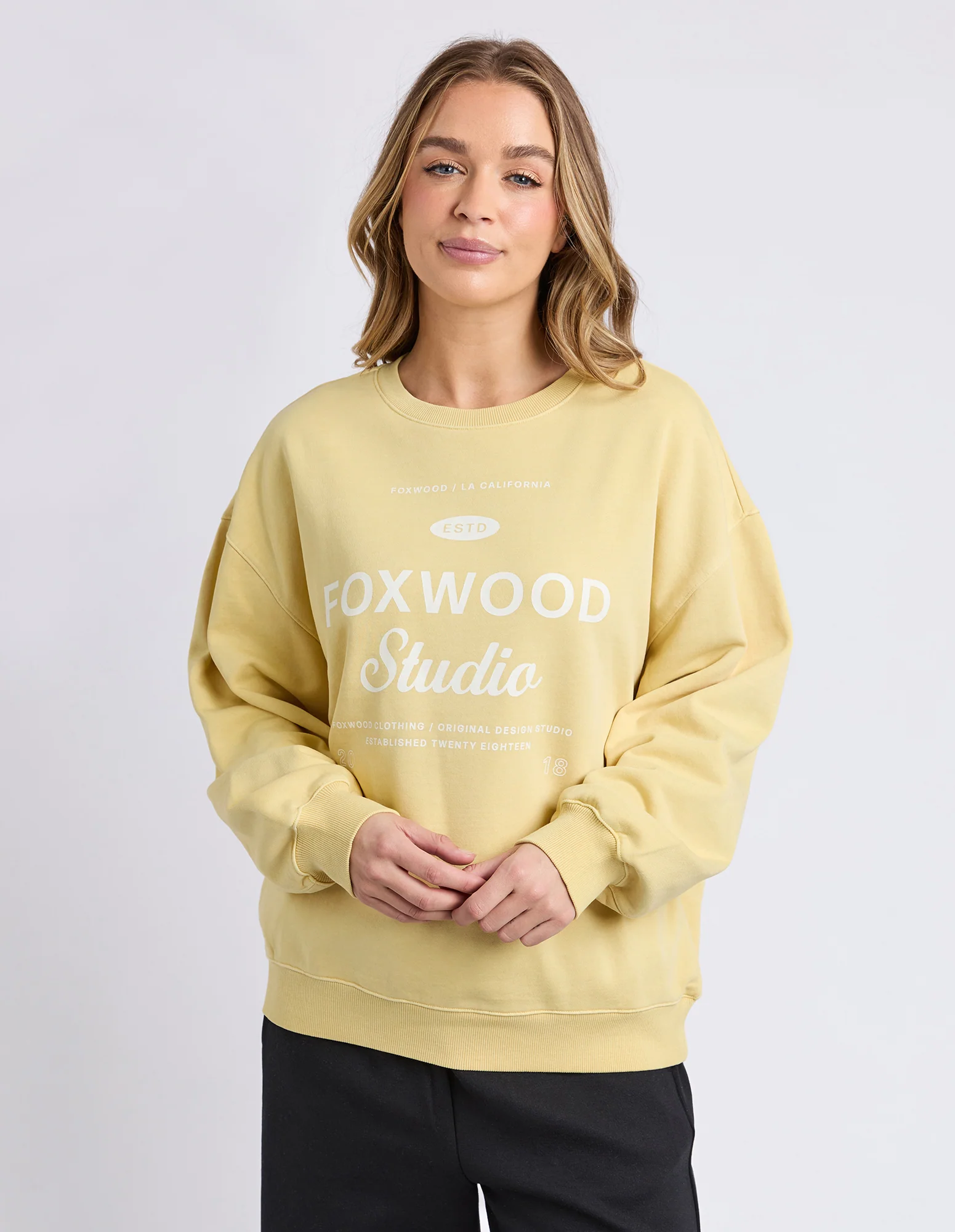 Studio Oversized Crew Butter