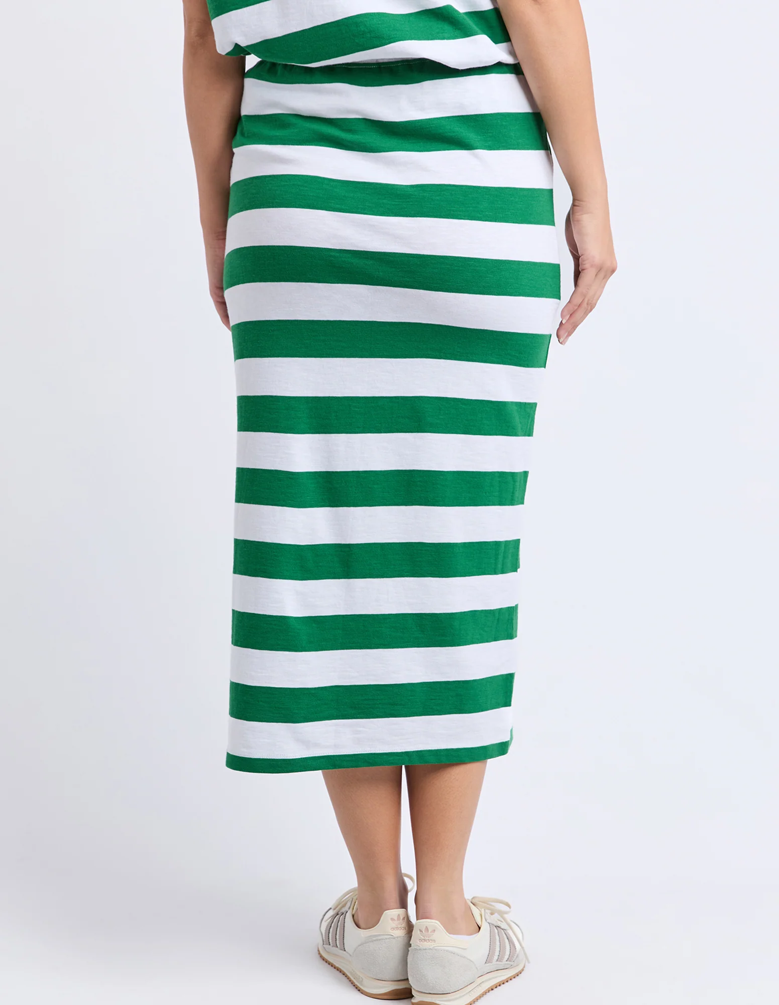 Tallow Skirt White & Green Stripe - Image 4