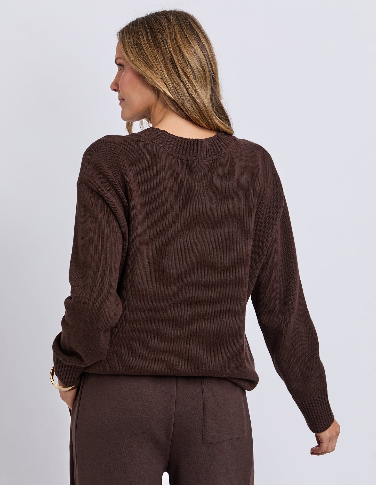 Taylor Knit Crew Coffee Bean - Image 4