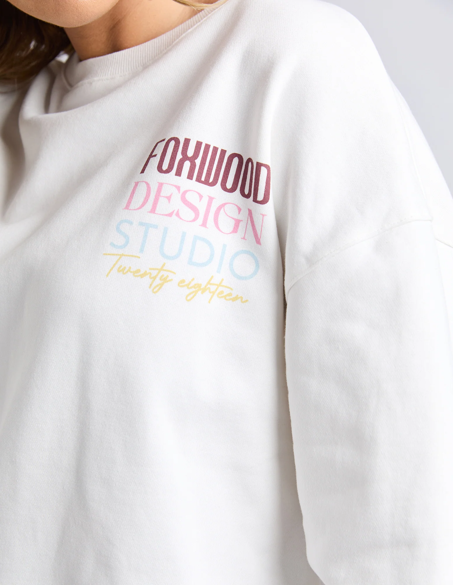 Tranquil Oversized Crew Vintage White - Image 6